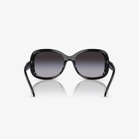 PRADA SPR 08O Women’s Sunglass Frame In Black/Gradient 57-17-130 - Picture 4 of 5